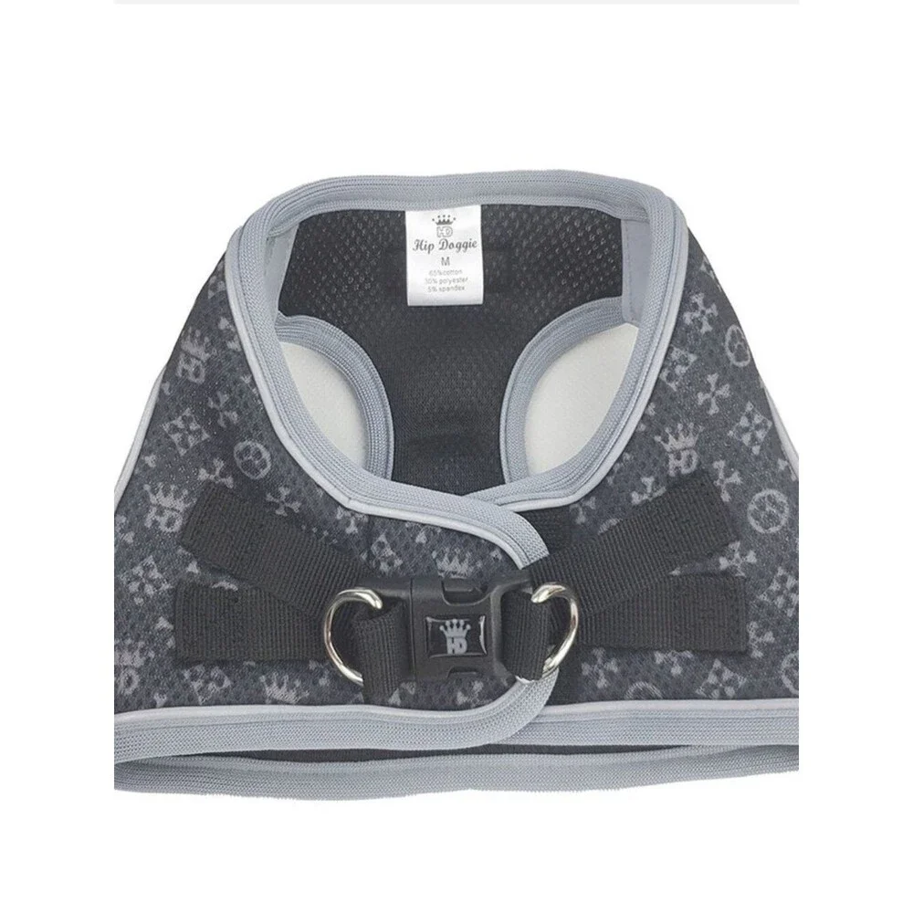 EZ Reflective Harness Vest - Black HD Crown - XXS Fits 10-12” girth/chest